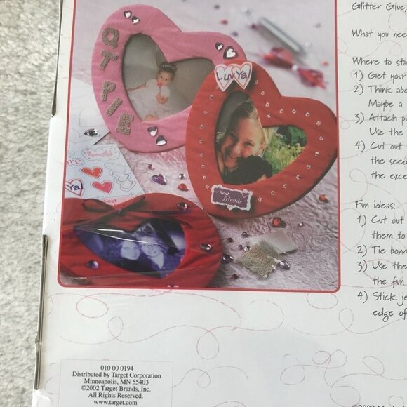 Valentines Craft Kits 2 Mini Gift Boxes Kits & 1 Picture Frame Kit - Picture 7 of 7